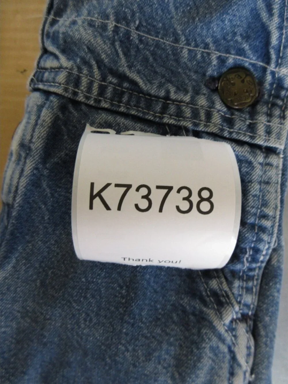 VINTAGE OshKosh Bgosh Overalls Toddler 2T Vestbak Bib Denim 80s 90s Kids *
